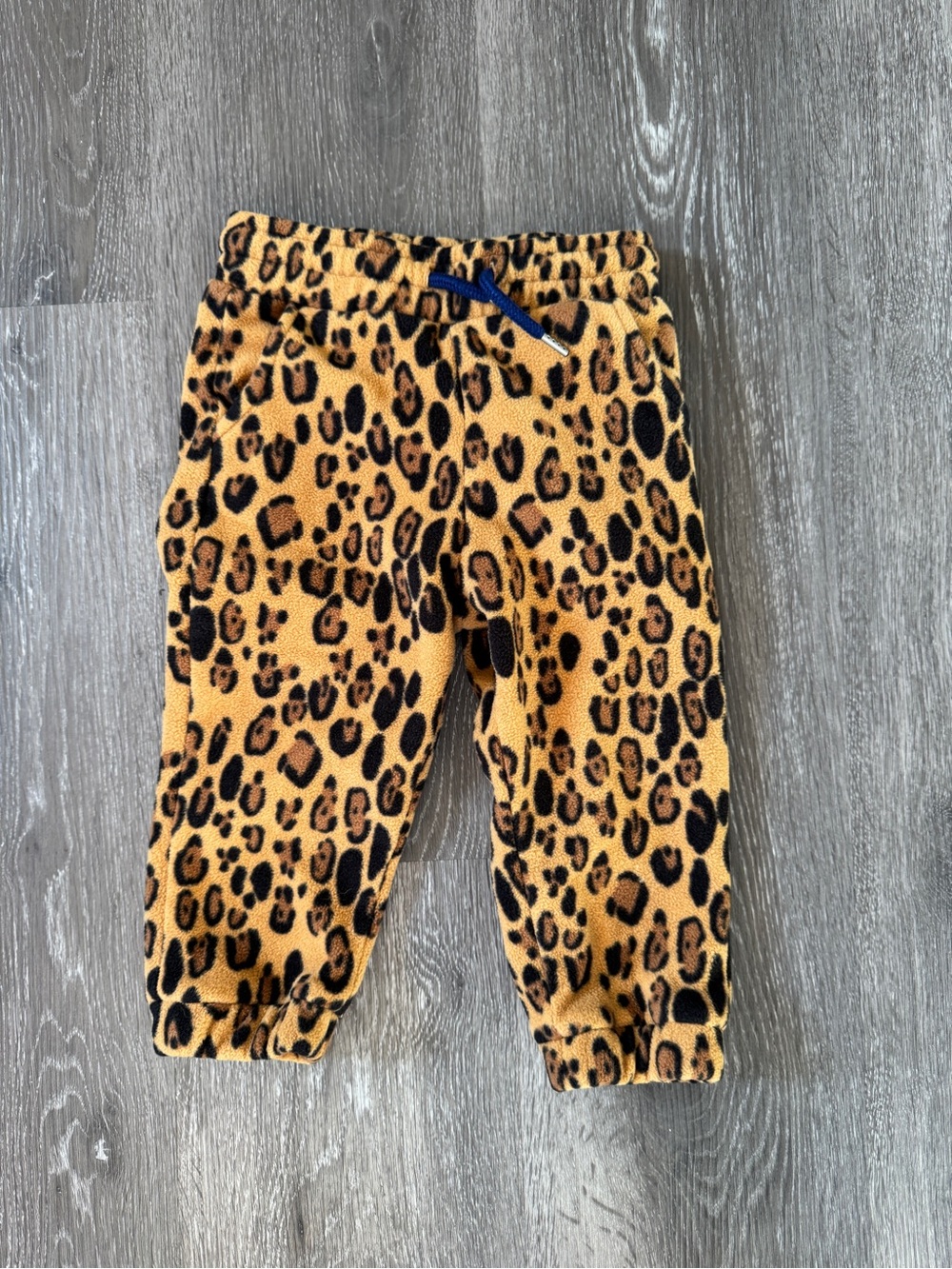 Mini Rodini Leopard Print Fleece Pants
